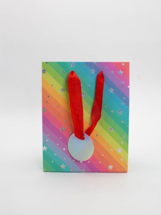 Пакет подарочный «Rainbow Gift», star (18*23*10) 