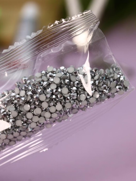 Алмазная мозаика на брелоке Draw Me! «Silver hare», (4*3.5*8 см) 