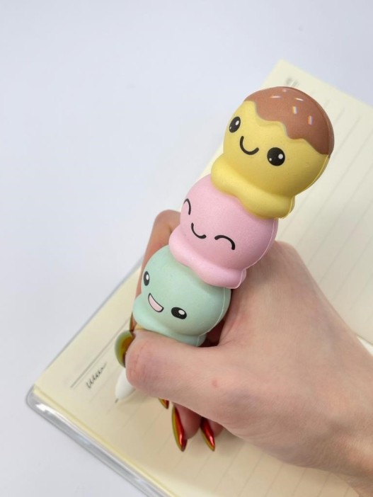 Ручка-сквиш &quot;Ice cream trio&quot; 