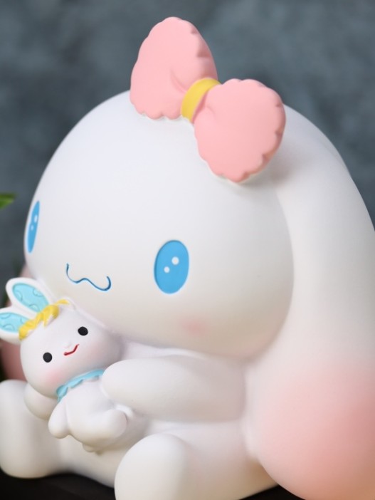 Копилка «Cute bunny», pink (16 см), пластик 