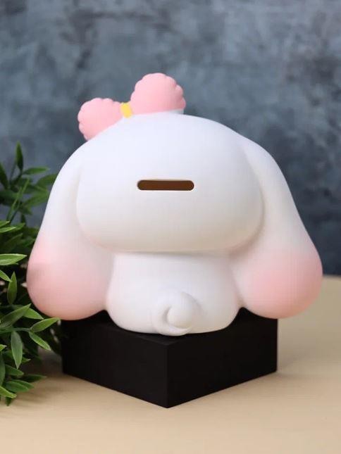 Копилка «Cute bunny», pink (16 см), пластик 