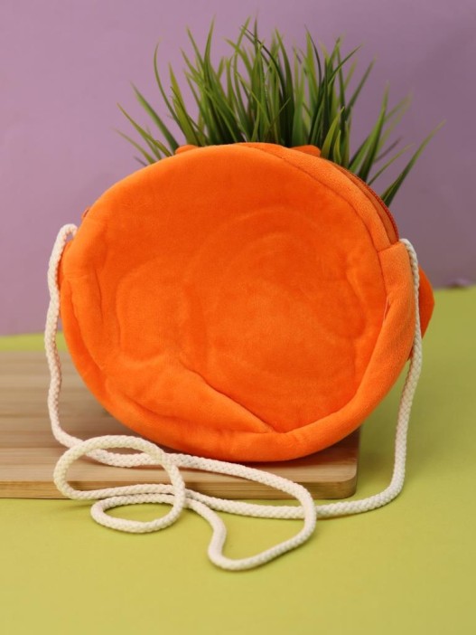 Сумочка плюшевая &quot;Owl&quot;, orange (16*14 см) 