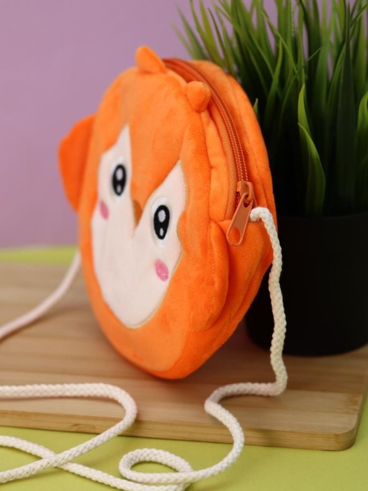 Сумочка плюшевая &quot;Owl&quot;, orange (16*14 см) 