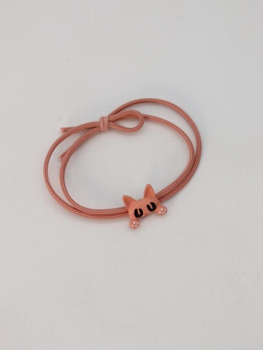Резинка для волос GIRLY "Cat", pink 