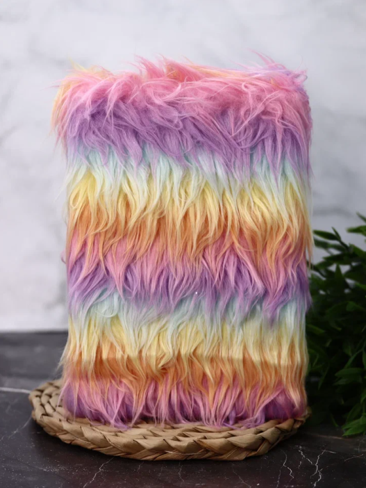 Блокнот плюшевый «Rainbow lama», 21,5х14,5 см, плотность 80 гр. 