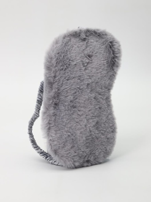 Маска для сна GIRLY "Приятный сны", серая 