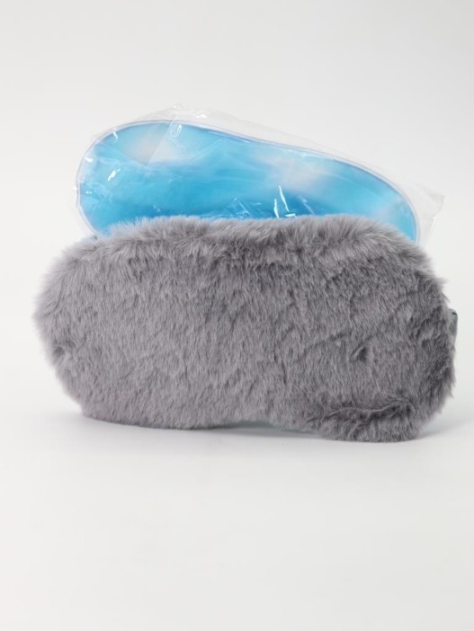 Маска для сна GIRLY "Приятный сны", серая 