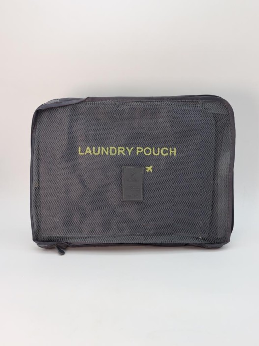 Набор органайзеров для путешествий 6 шт. &quot;Laundry pouch&quot;, grey 