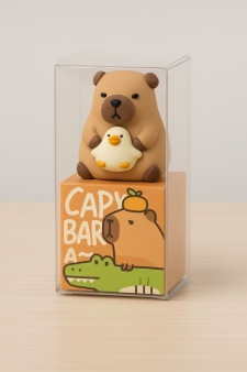 Точилка для карандашей "Capi and the duck", brown