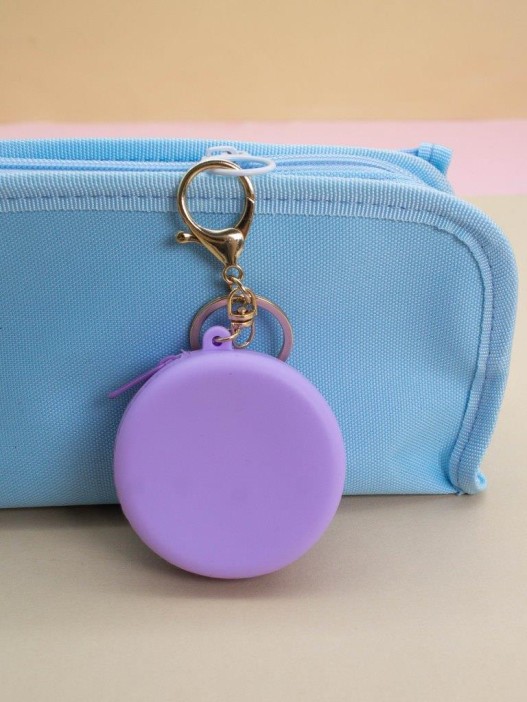 Брелок-кошелёк &quot;Simple round&quot;, purple 