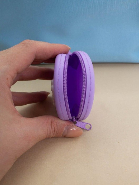 Брелок-кошелёк &quot;Simple round&quot;, purple 