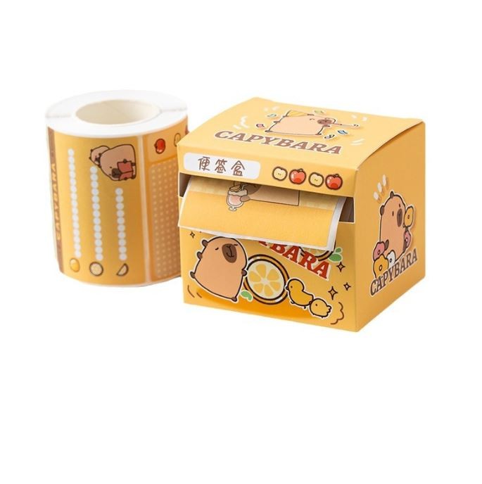 Стикеры в рулоне &quot;Capybara&quot;, orange 