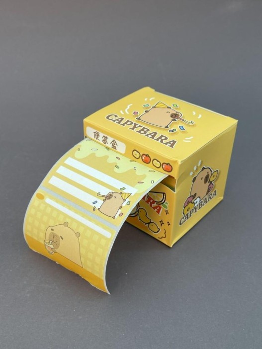 Стикеры в рулоне &quot;Capybara&quot;, orange 