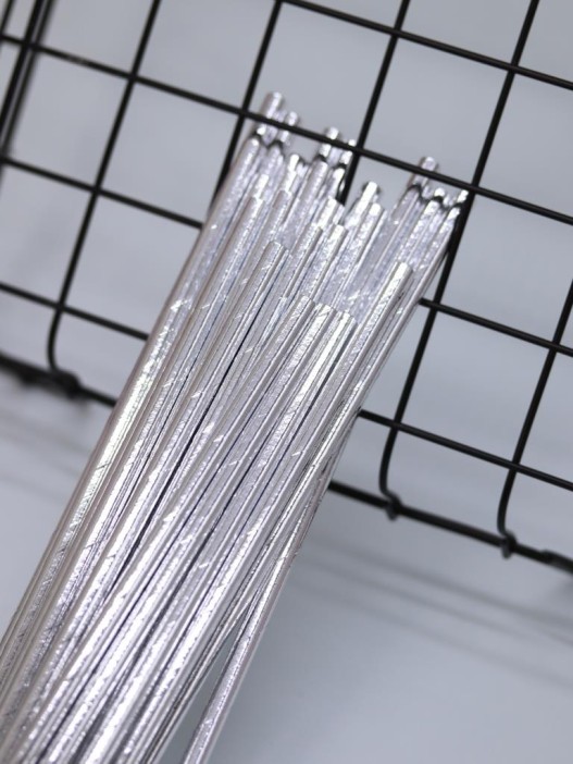 Трубочки одноразовые для напитков 25 шт. &quot;Party go&quot;, silver (197 мм) 