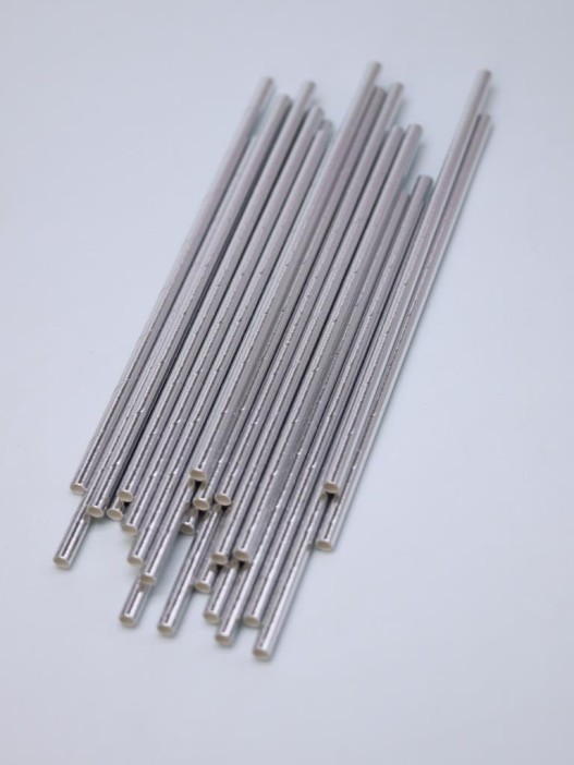 Трубочки одноразовые для напитков 25 шт. &quot;Party go&quot;, silver (197 мм) 