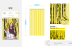 Праздничный занавес, дождик для фотозоны &quot;Rain&quot;, yellow (100*200 см) 