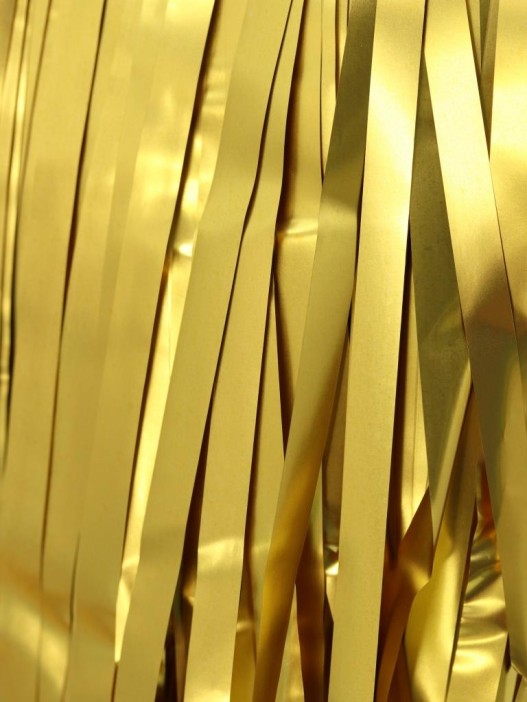 Праздничный занавес, дождик для фотозоны &quot;Rain&quot;, yellow (100*200 см) 