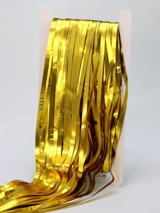 Праздничный занавес, дождик для фотозоны &quot;Rain&quot;, yellow (100*200 см) 