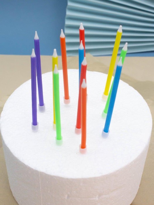 Набор свечей 12 шт. &quot;Color burst&quot;, 10,5 см 