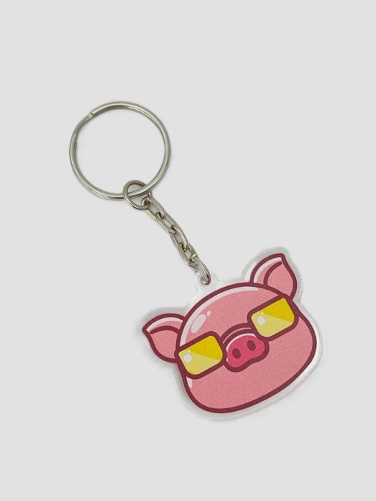 Брелок &quot;Cool pig with glasses&quot; 