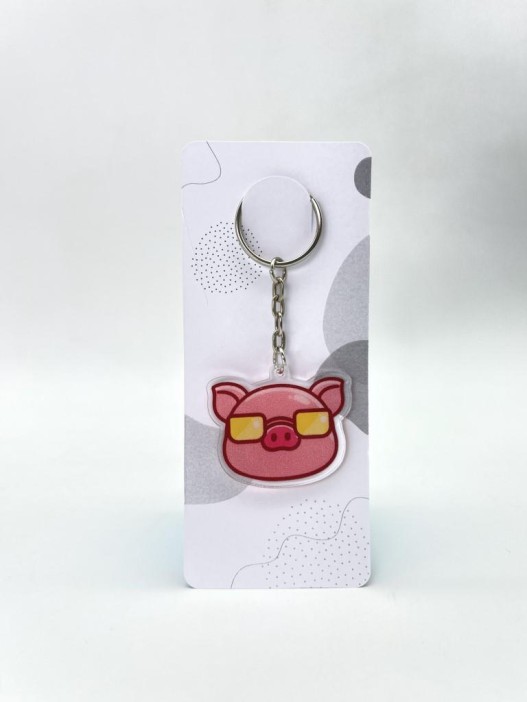 Брелок &quot;Cool pig with glasses&quot; 
