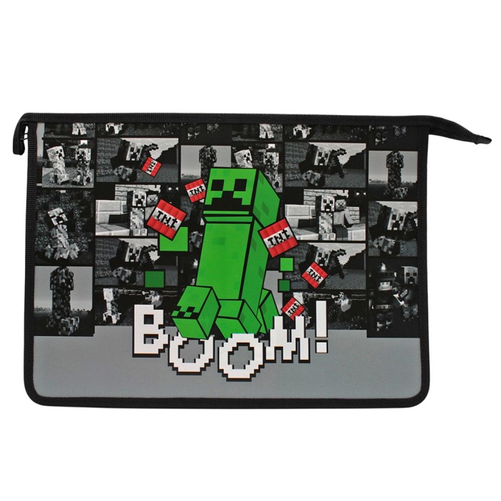 Папка для тетрадей А4 &quot;My Game&quot;,  пластик, на молнии 