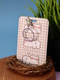 Футляр для карт &quot;Touch a cute cat!&quot;