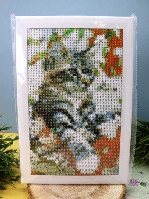 Алмазная мозаика "Котёнок", 20*30 см