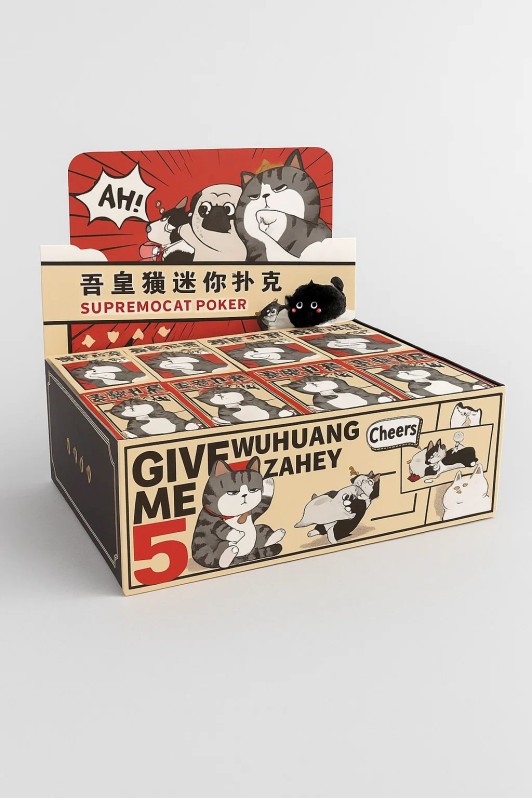 Игральные карты 54 шт. "Supremocat poker" 4*5,5*2 см, mix 