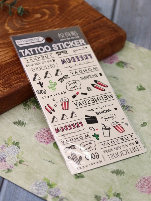 Тату - переводки &quot;MIX summer&quot; 