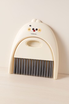 Веник с совком "Eyes", white