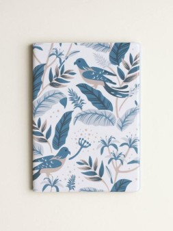 ОБЛОЖКА ДЛЯ ПАСПОРТА "Birds on leaves", плотность 600 мкм