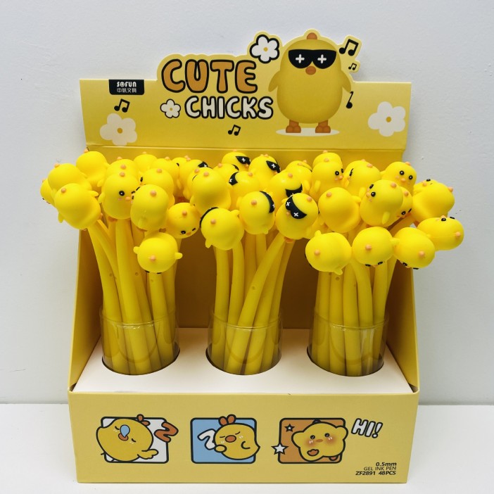 Ручка &quot;Cute chicken&quot;, шоу-бокс 48 шт. 