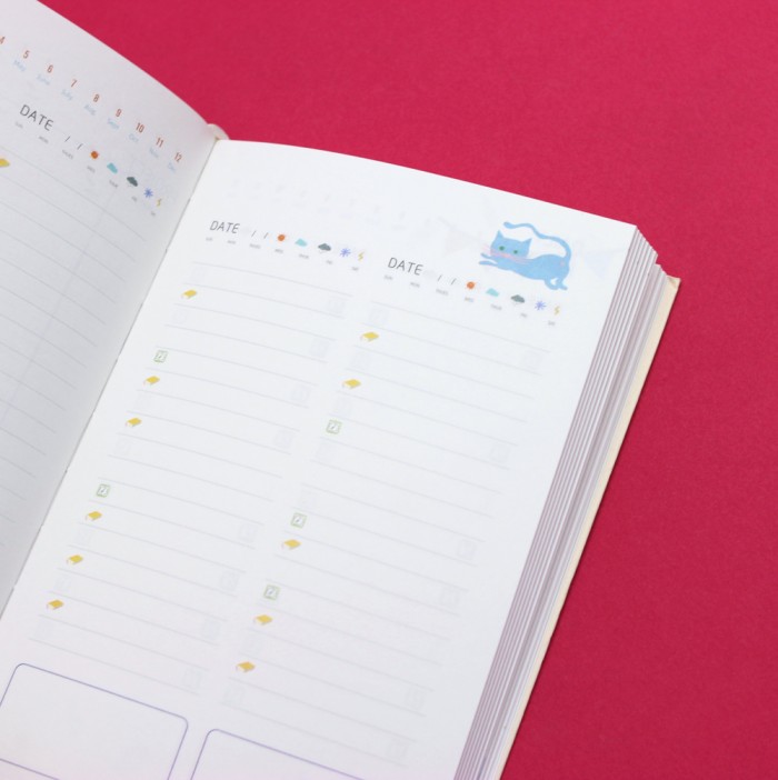 P702 ПЛАННЕР &quot;LIFE 365&quot; иллюстрированный (белый) 