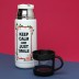 B-HS-6750-Z ТЕРМОС &quot;Keep Calm&quot; white 350ml 