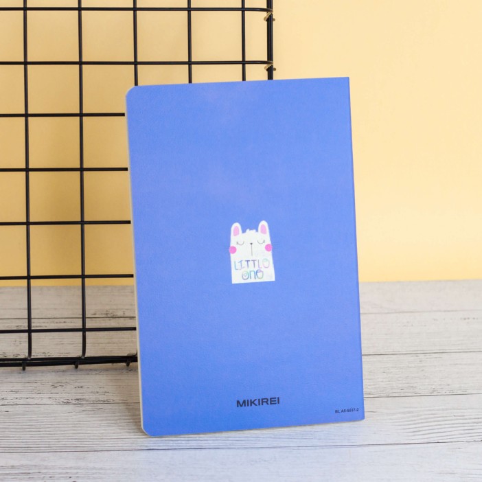 Тетрадь (A5) "Cool little cat", purple (13.5*20.5) 