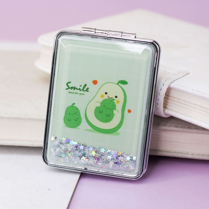 Набор зеркал &quot;Sparkles avocado&quot; шоу-бокс 12 шт. (4 цвета) 