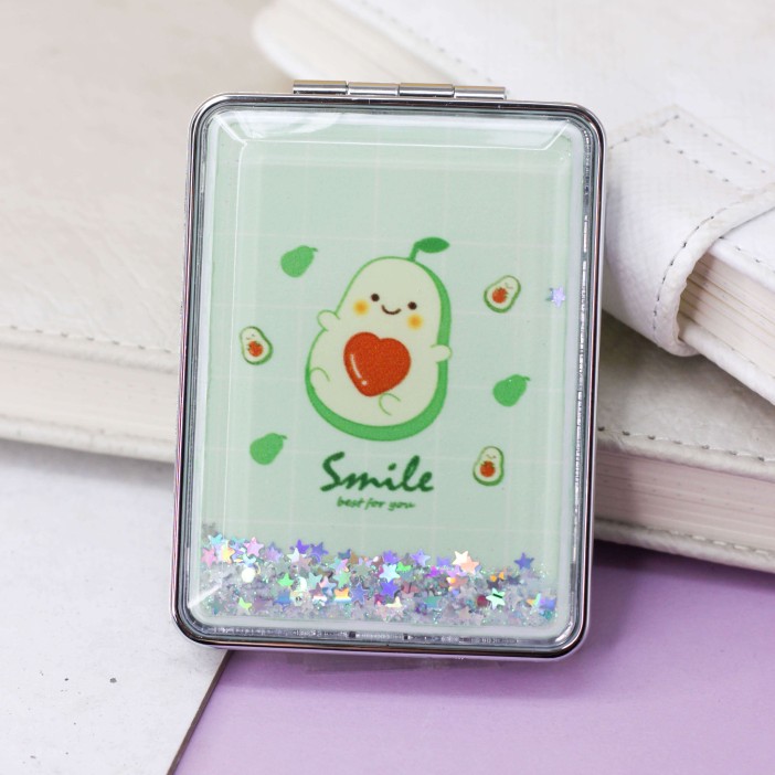 Набор зеркал &quot;Sparkles avocado&quot; шоу-бокс 12 шт. (4 цвета) 