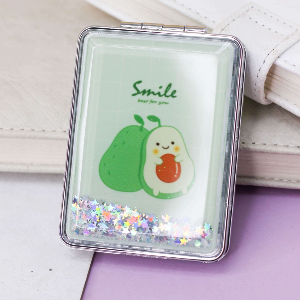 Набор зеркал "Sparkles avocado" шоу-бокс 12 шт. (4 цвета)