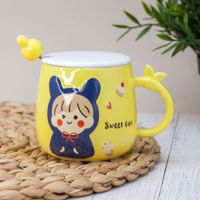 Кружка "Lovely baby", yellow (390 ml) 