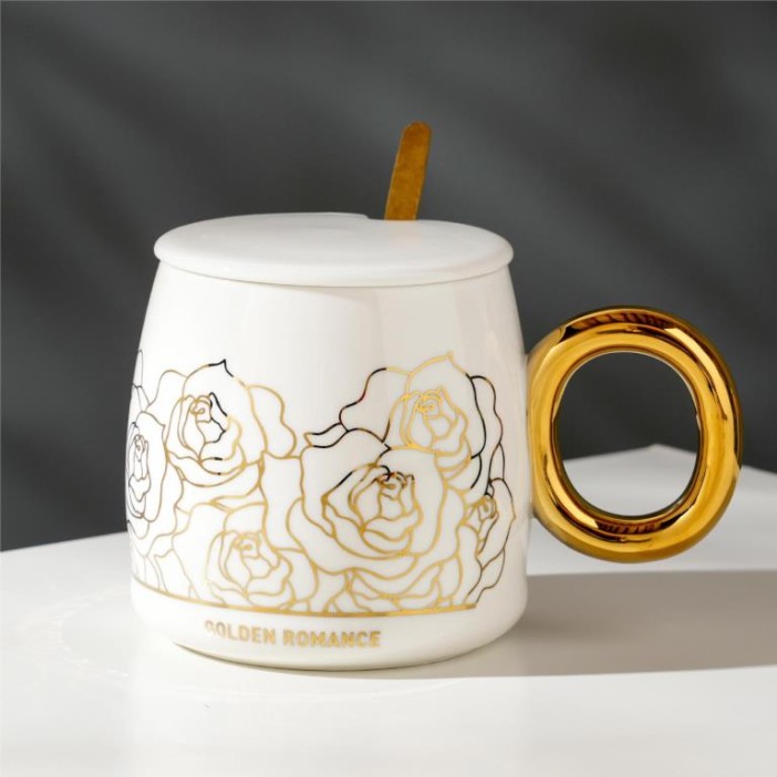 Кружка «Golden romance», white (450 ml) 