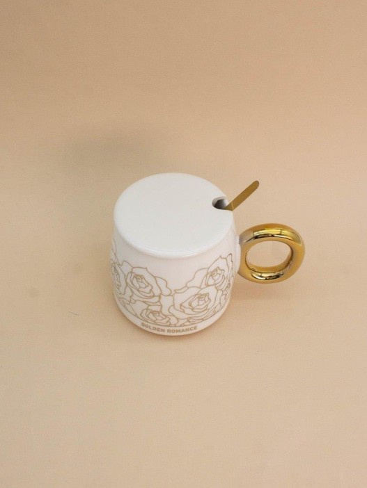 Кружка «Golden romance», white (450 ml) 
