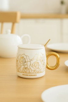 Кружка «Golden romance», white (450 ml)