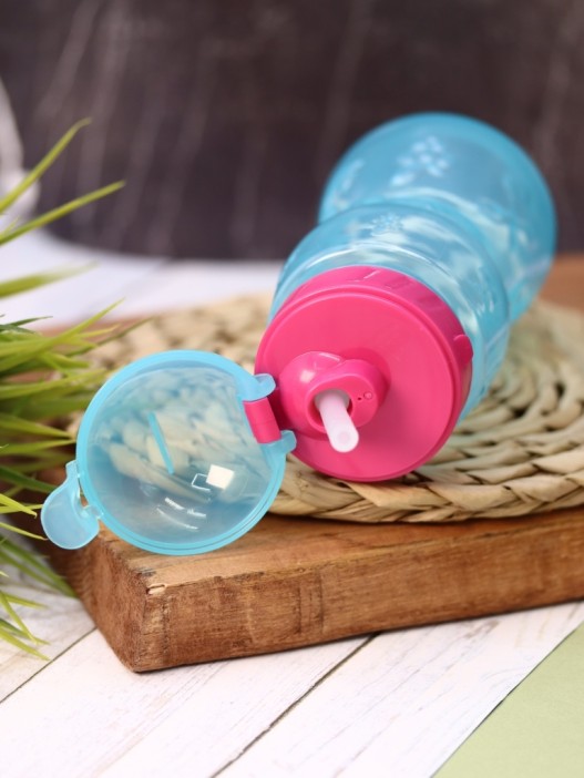 Бутылка &quot;Fruit&quot; с трубочкой, blue (400 ml) 