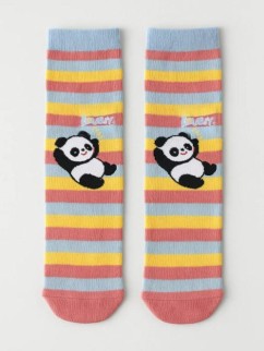 Носки iLikeGift «Funny drawings», stripes, мужские/женские евро размер 35-41