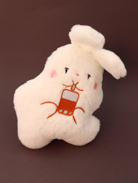 Мягкая игрушка &quot;Crooked Rabbit with Juice&quot;, 20 см 