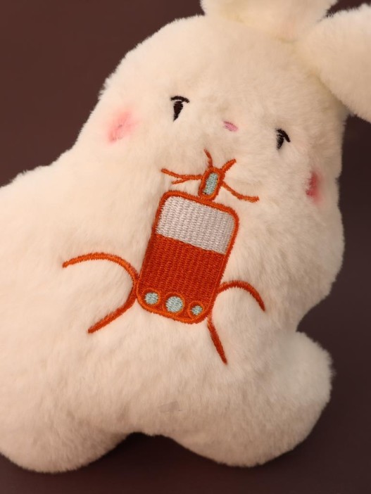 Мягкая игрушка &quot;Crooked Rabbit with Juice&quot;, 20 см 