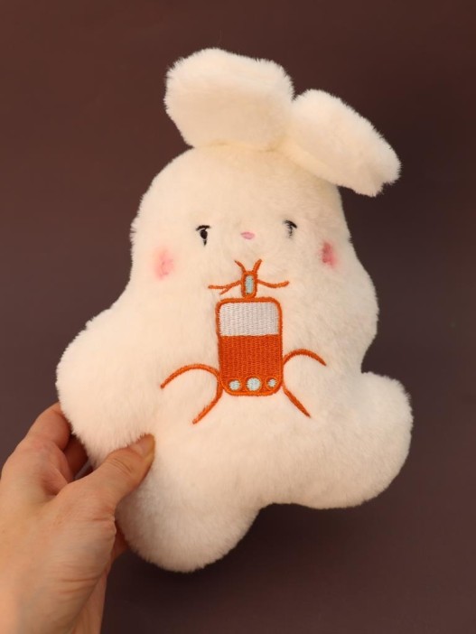 Мягкая игрушка &quot;Crooked Rabbit with Juice&quot;, 20 см 