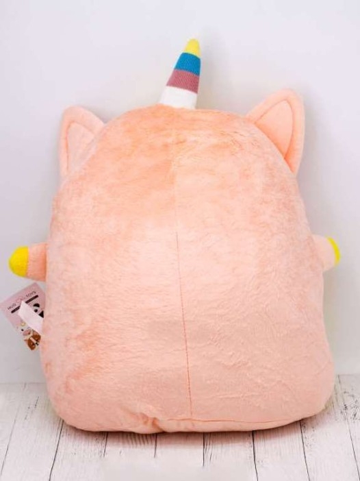 Мягкая игрушка Hugme toys «Единорог», 40 см, розовый