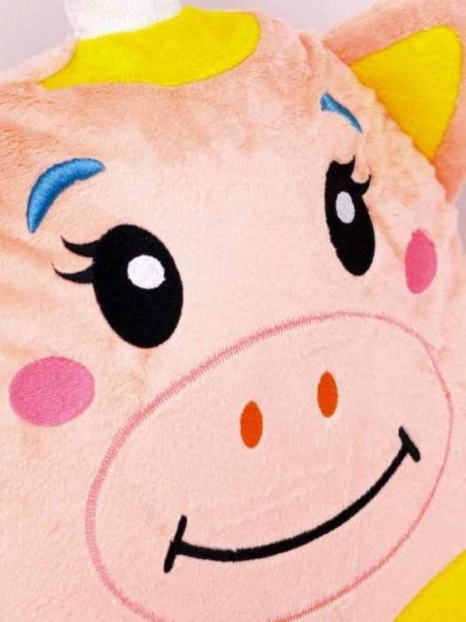 Мягкая игрушка Hugme toys «Единорог», 40 см, розовый